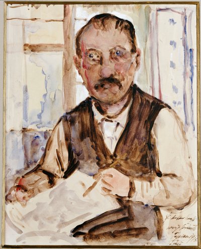 Selvportræt, 1918 af Lovis Corinth