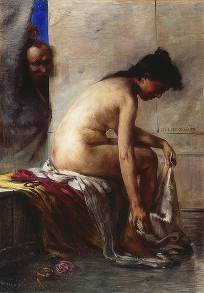Susanna i badet. 1890 af Lovis Corinth