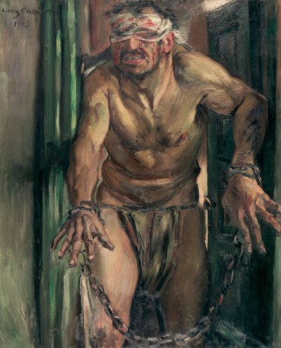 Den blinde Samson af Lovis Corinth