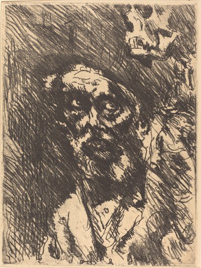 Tod und Greis Death and the Old Man, 1921 udgivet 1922. af Lovis Corinth