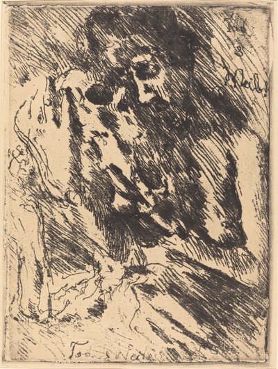 Tod und Weib Death and the Woman, 1921 udgivet 1922. af Lovis Corinth