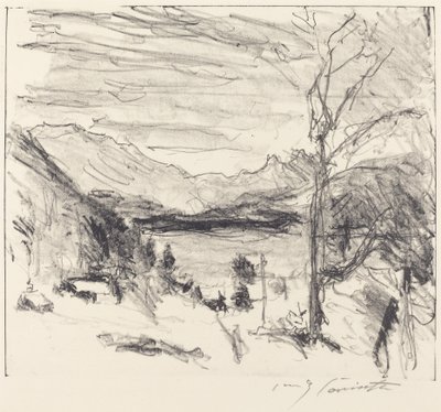 Walchensee i tåge Walchensee i tåge, 1920. af Lovis Corinth