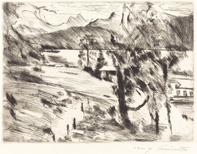 Walchensee landschaft Walchensee Landskab, 1919. af Lovis Corinth