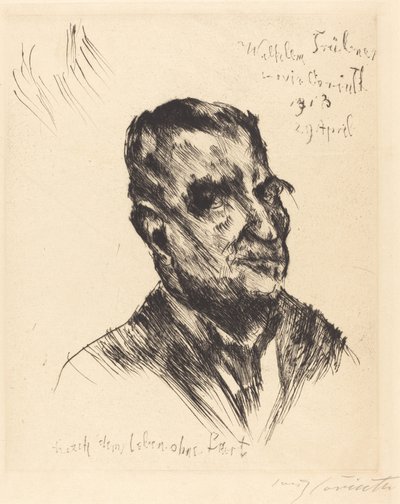 Wilhelm Trübner, 1913. af Lovis Corinth