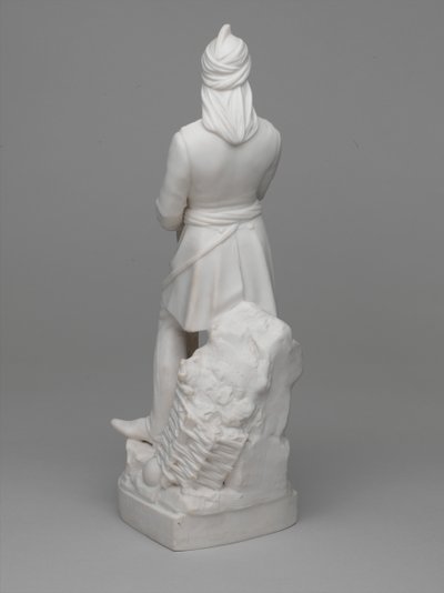 Parian ware-statuette af løjtnant (senere major) William Hodson af Ltd Mintons