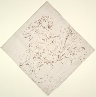 Sankt Johannes Evangelisten af Luca Cambiaso