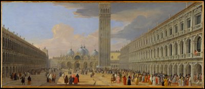 Markuspladsen, Venedig af Luca Carlevarijs