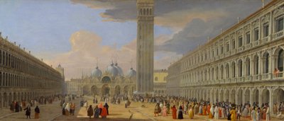 Piazza San Marco, Venedig, ca. 1709 af Luca Carlevaris