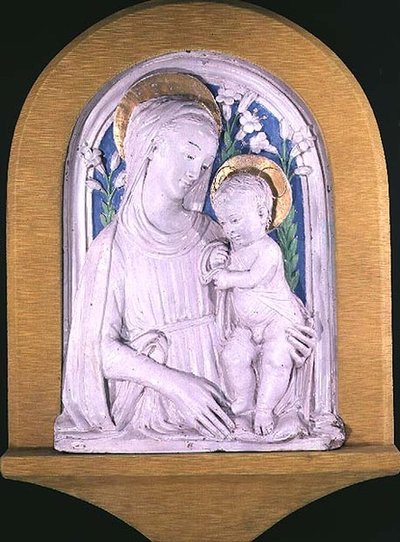 Madonna og barn af Luca Della Robbia