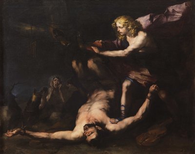 Apollo og Marsyas, ca. 1660. af Luca Giordano