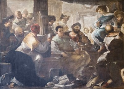 Kristus blandt lægerne af Luca Giordano