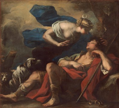 Diana og Endymion af Luca Giordano