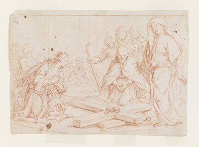 Fund af korset af Luca Giordano