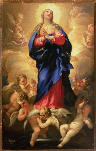 Den ubesmittede undfangelse af Luca Giordano