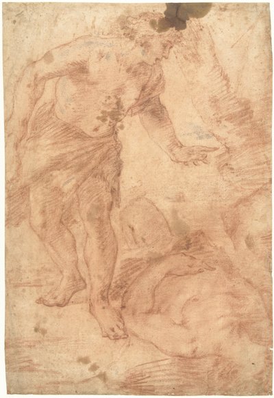 Kain ved Abels lig af Luca Giordano