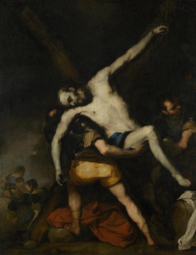 Nedtagelsen fra korset af Sankt Andreas af Luca Giordano