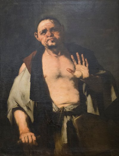 Portræt af en bygmester (Crates) af Luca Giordano