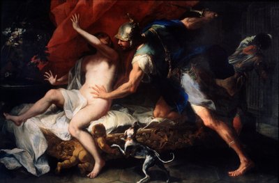 Tarquinius og Lucretia«. af Luca Giordano
