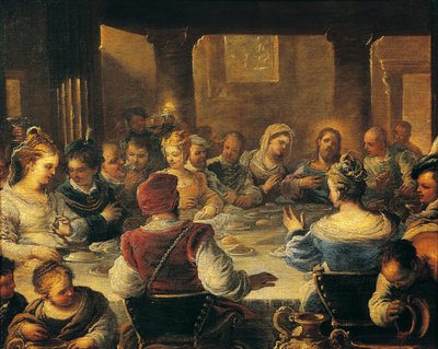 Bryllup i Cana af Luca Giordano