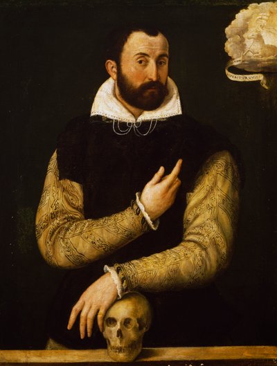 Portræt af Girolamo Rossi (olie på lærred) af Luca Longhi