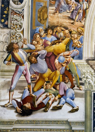 Apokalypsen, fra freskocyklus af Den sidste Dom af Luca Signorelli