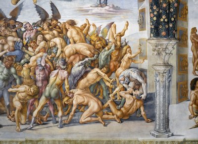 Damned in hell, fra Last Judgment fresco-cyklus af Luca Signorelli