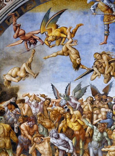 Damned in hell, fra Last Judgment fresco-cyklus af Luca Signorelli