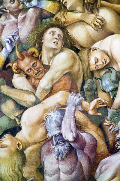 Damned in hell, fra Last Judgment fresco-cyklus af Luca Signorelli