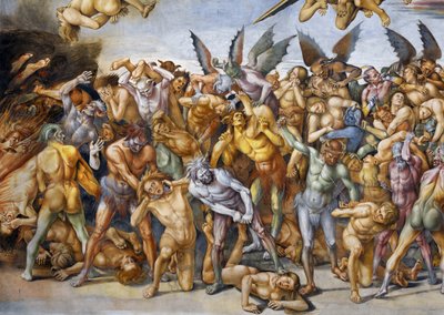 Damned in hell, fra Last Judgment fresko-cyklus af Luca Signorelli