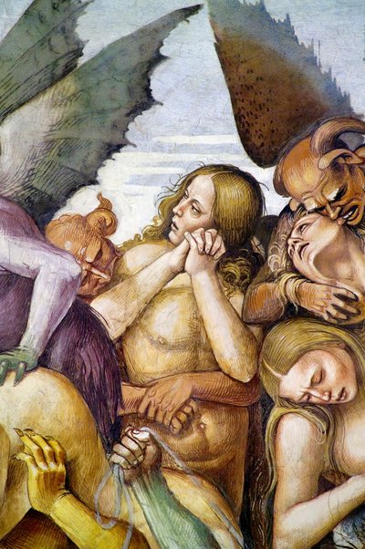 Damned in hell, fra Last Judgment fresko-cyklus af Luca Signorelli