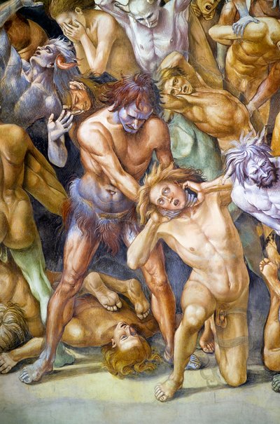 Damned in hell, fra Last Judgment fresko-cyklus af Luca Signorelli