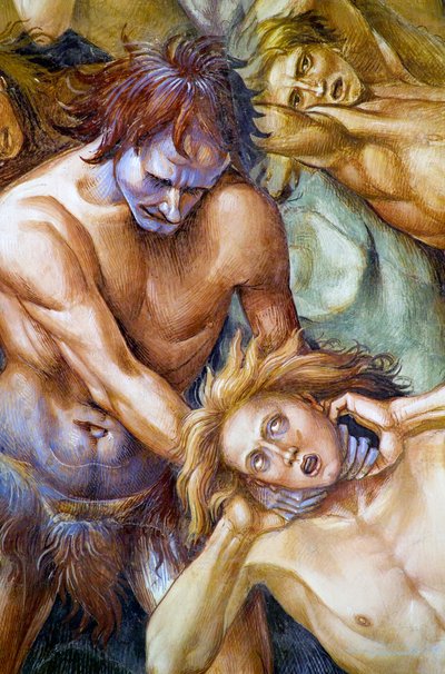 Damned in hell, fra Last Judgment fresko-cyklus af Luca Signorelli