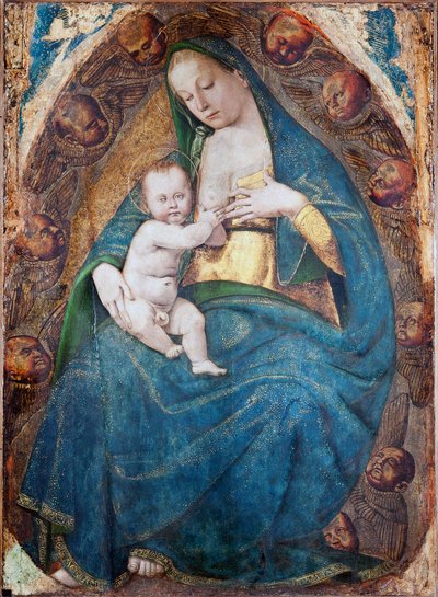 Sygeplejerske Madonna, 1482-c.1485 af Luca Signorelli