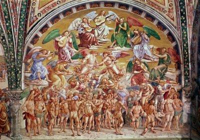 De udvalgtes kaldelse til himlen (se også 136323) af Luca Signorelli