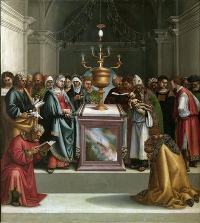 Præsentationen i templet, ca 1521. af Luca Signorelli
