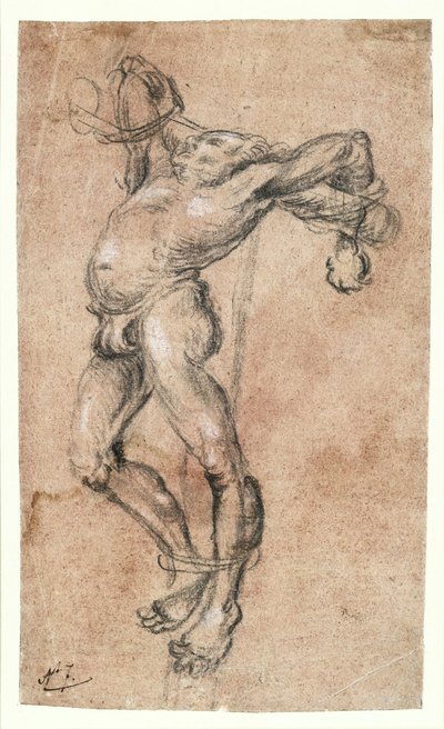 Tyv på korset, mod venstre af Lucas Cranach the Elder