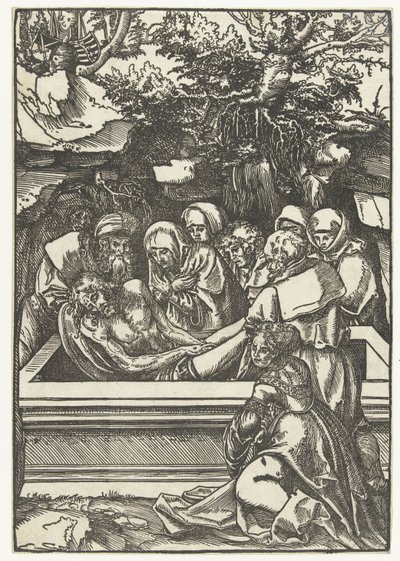 Begravelse Passion of Christ (serietitel) af Lucas Cranach