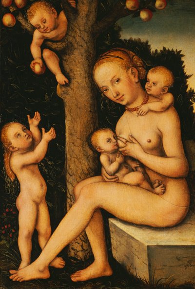 Velgørenhed af Lucas Cranach