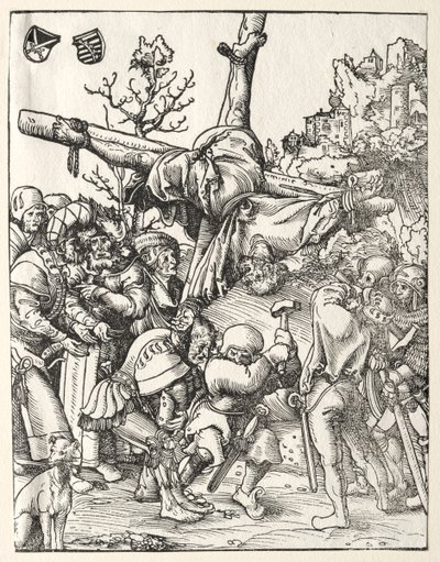 Sankt Peters martyrium af Lucas Cranach