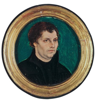 Portræt af Martin Luther, 1525 af Lucas Cranach the Elder