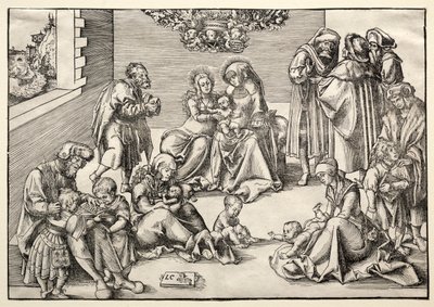 Den hellige familie og slægtning af Lucas Cranach