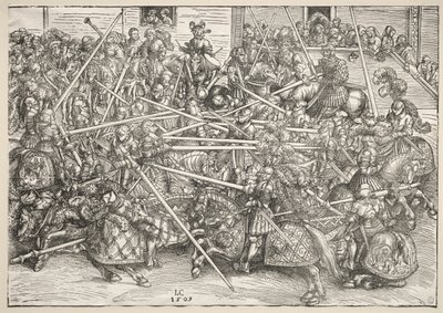 Turneringen med lanser af Lucas Cranach