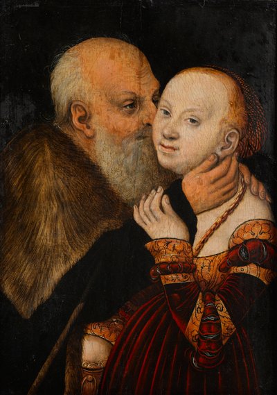 Det ulige par af Lucas Cranach d. Ä.