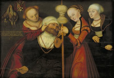 Hercules med Omphale af Lucas Cranach d.Æ.
