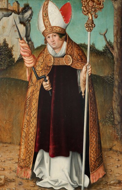 Hl. Erasmus af Lucas Cranach d. Ä.