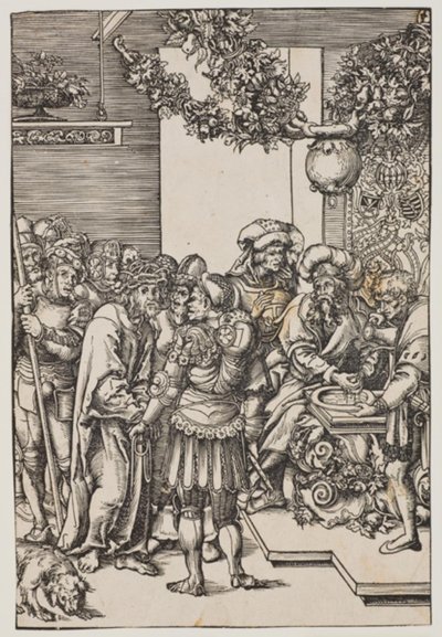 Pilatus vasker sine hænder af Lucas Cranach d.Æ.