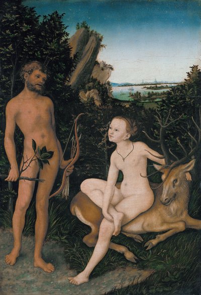 Apollo og Diana af Lucas Cranach the Elder