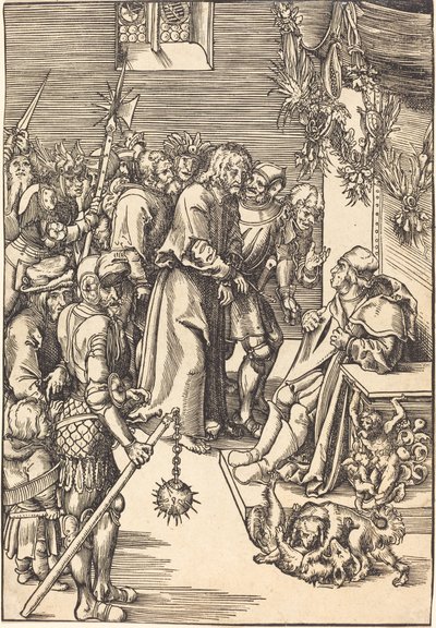 Kristus før Kajfas af Lucas Cranach the Elder