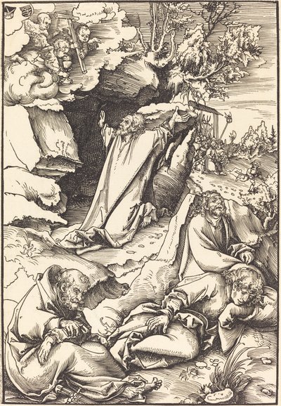 Kristus på Oliebjerget af Lucas Cranach the Elder