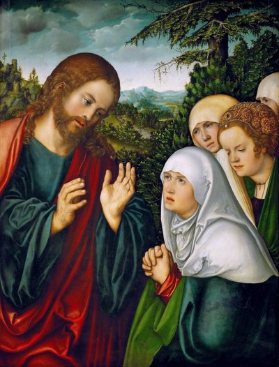 Kristus tager afsked med sin Moder af Lucas Cranach the Elder
